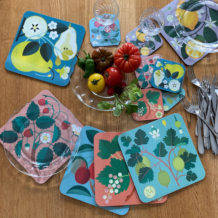 Square Table Mats, Placemats &amp; Coasters
