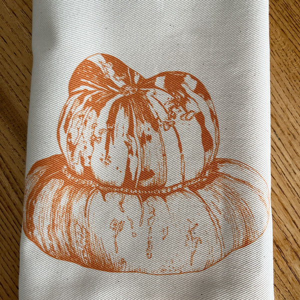 Turban squash design cotton napkin from Jenny duff designed by Lottie Day