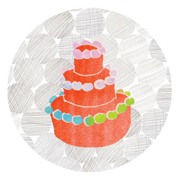 Lindsay Marsden of the Black Rabbit Tiered Cake coaster for Jenny Duff