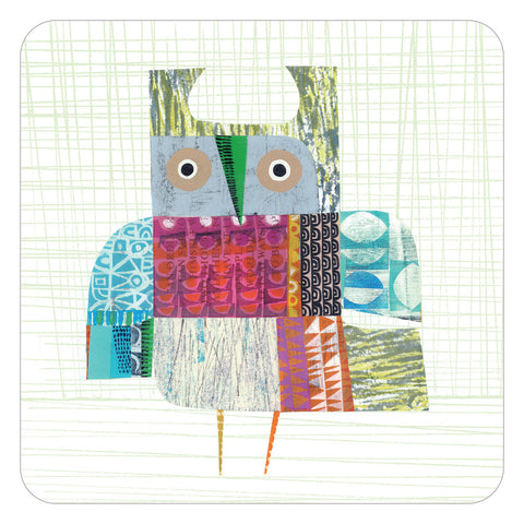 Jenny Duff Clare Youngs table mats placemats bright owl design