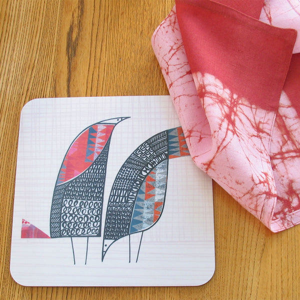 Clare Youngs: Two Dicky Birds tablemat