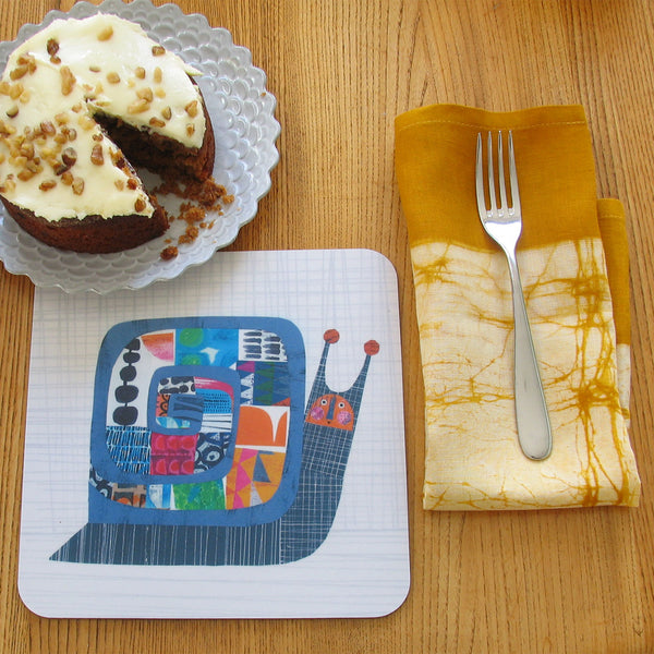 Clare Youngs: Peeking Snail tablemat