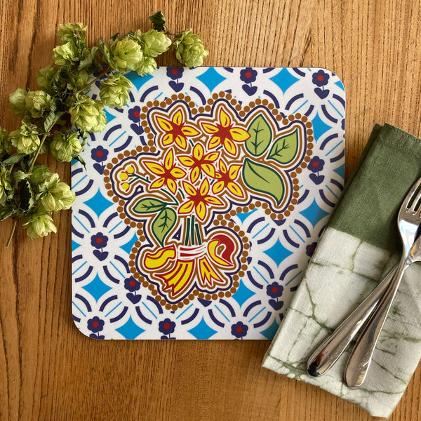 Silks by Jenny Duff: Joyous design table mats