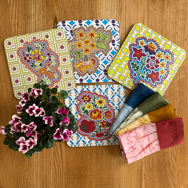 Silks by Jenny Duff: Marvellous design table mats