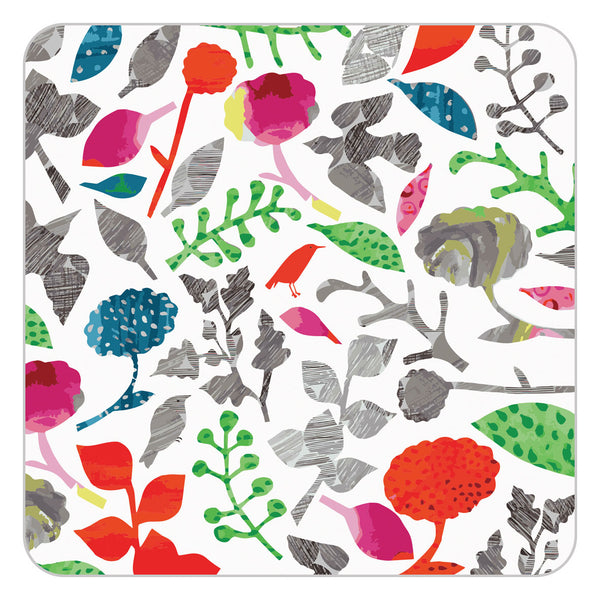 Magic Garden by Lindsay Marsden: Bough design square table mat