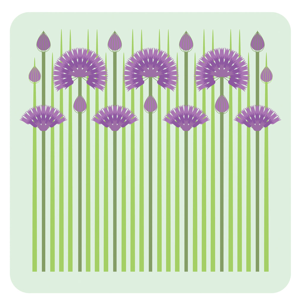 Herbs: Chives table mats