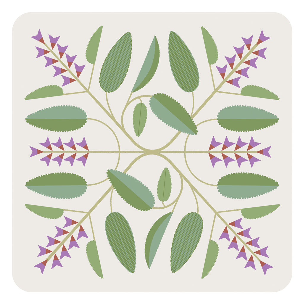 Herbs: Sage table mats